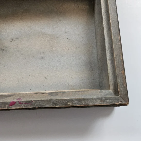 Vintage Jewelry Box Ornate Carved Wood Mirrored Vanity Keepsake Trinket - Picture 4 of 13